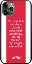 iPhone 11 Pro Hoesje TPU Case - AFC Ajax Dit Is Mijn Club #ffffff