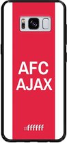 Samsung Galaxy S8 Hoesje TPU Case - AFC Ajax - met opdruk #ffffff