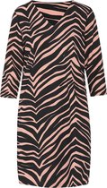 Cassis - Female - Rechte jurk met zebraprint  - Roze