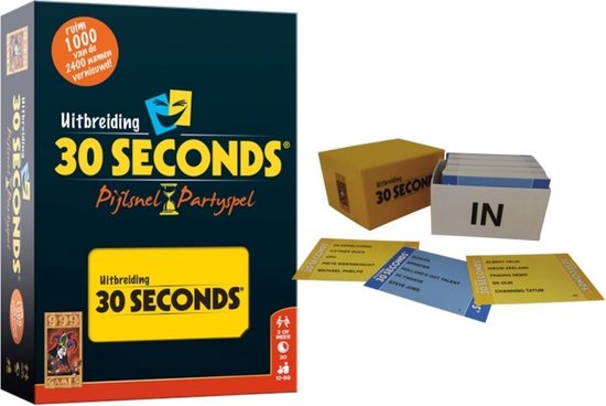 Thumbnail van een extra afbeelding van het spel Spellenbundel - Bordspel - 3 Stuks - 30 seconds & 30 Seconds Uitbreiding -&30 seconds Everyday Life