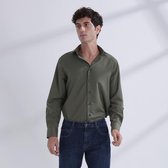 Baurotti Overhemd Regular Fit Omaro Khaki - 43