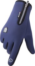 Waterdichte Handschoenen met Antislip en Touchscreen - Blauw XL - Powertouch Gloves