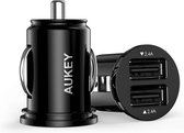 Aukey -  CC-S1 Dual USB Car Charger 4.8A - Zwart