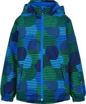 Color Kids Wintersportjas - Maat 116  - Unisex - groen/donkerblauw/lichtblauw