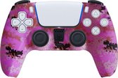 PS5 Controller Skin Silicone Hoes Playstation 5 - Camo Paars - Cover - Hoesje - Siliconen skin case