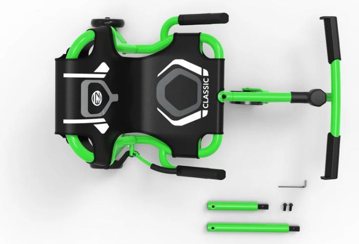 EzyRoller Classic X skelter - Waveroller voor kinderen 4 tot 14 jaar of 99 tot 137 cm - Verstelbare driewieler - Groen — afbeelding 11