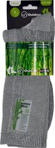 Wandelsokken Heren - OUTDOOR- 43/46 - naadloos - 2 PAAR - BAMBOO - grijs              chaussettes socks