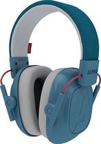 Alpine Muffy Kids Kinder Oorkap - Premium Gehoorbescherming voor kinderen tot 16 jaar - Verstelbare Oorbescherming met Draagtas - 25 dB SNR - Blauw