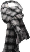 Warme-Zwart-Grijze-Winter-Sjaal