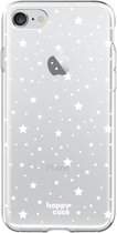 HappyCase Apple iPhone 8 Flexibel TPU Hoesje Sterretjes Print