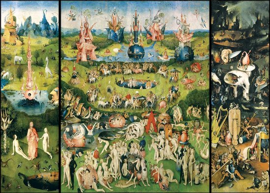 Jheronimus Bosch - De tuin der lusten (1000 stukjes, kunst puzzel) | bol.com