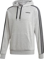 adidas - Essential 3 Stripes Hoodie FT - Hoodie Heren - XL - Grijs