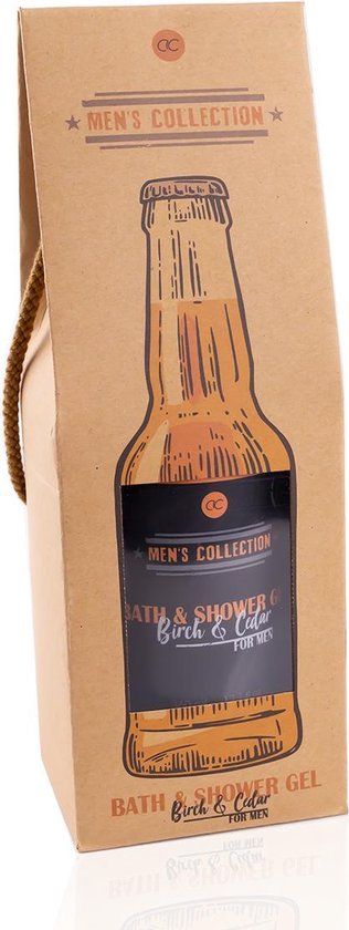 Inefficiënt Landgoed feedback Verjaardag cadeau mannen - MEN'S WORLD - Bad- en douchegel Birch & Cedar in  bierfles... | bol.com