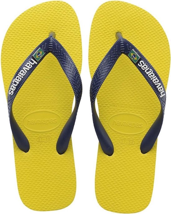 Havaianas Brasil Layers Heren Slippers - Citrus Yellow - Maat 39/40 |  bol.com