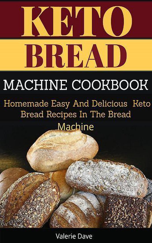 Keto Bread Machine Cookbook - cover