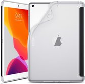 Apple iPad 2020 hoes - 10.2 inch - Rebound Soft Back Shell Case met Soft TPU Bumper - Clear White