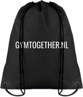 Gymtogether sporttas - verstelbare sporttas - zwarte sporttas