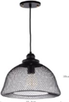 Gaaslamp Industrieel Design Hanglamp - E27 Fitting - ⌀32x35cm - Zwart