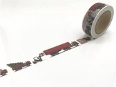 washi tape Pakjesvervoer Kerst decoratie masking tape 15 mm x 10 m