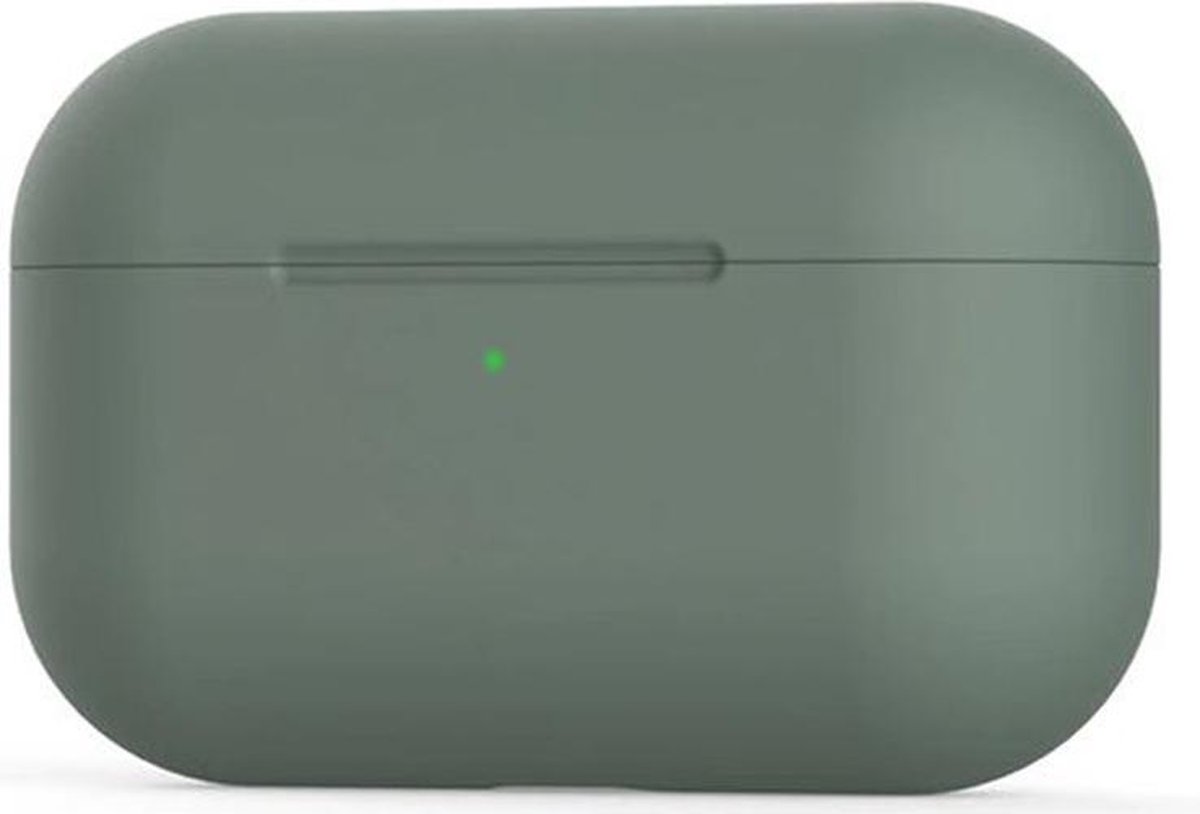 DW4Trading Siliconen Case Hoes Midnight Green - Geschikt voor Apple Airpods Pro