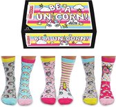 United Odd Socks - 6 verschillende sokken - mismatched sokken - Be A Unicorn - maat 37/42