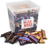 Chocolade Box van 110 stuks Mars miniaturen - 2200g - Mars, Snickers, Twix