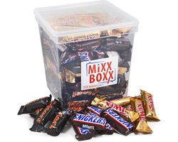 Chocolade Box van 110 stuks Mars miniaturen - 2200g - Mars, Snickers, Twix