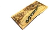 Zethome | Olijfhouten Houten Rechthoekige Steakplank Groot | 46x19x2cm