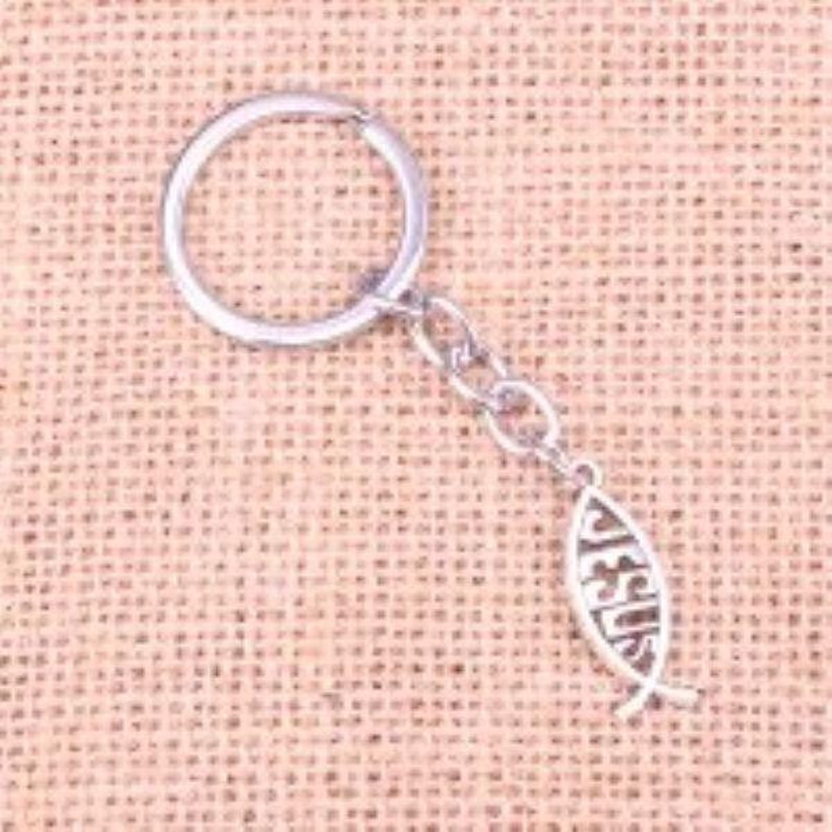 Sleutelhanger Ichtus vis met Jesus