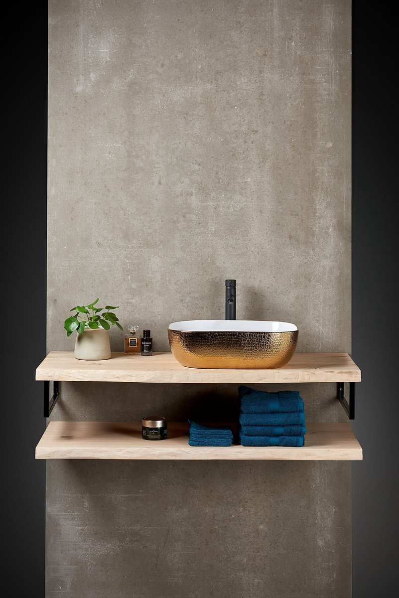 Star & Art | Waskom Goud | Crocostructuur | Nano & Slimline Technologie | Inclusief Pop-up