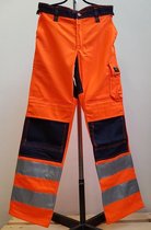 Werkbroek Helly Hansen Hittewerend Orange/Navy Maat 44