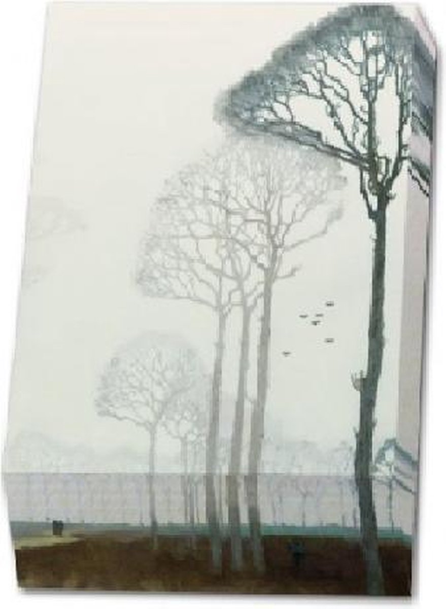 Memo blocknote: Bomenrij, Jan Mankes, Museum More