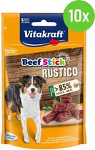 Vitakraft Beef Stick Rustico - hondensnack - 10 verpakkingen