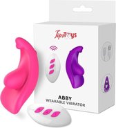 TipsToys Wearable Clitoris 2.0  Gspot Wireless Vibrators voor Vrouwen met Afstandbediening Seks speeltje Draadloze String Vibrator Sex Toys| Kleur Roze