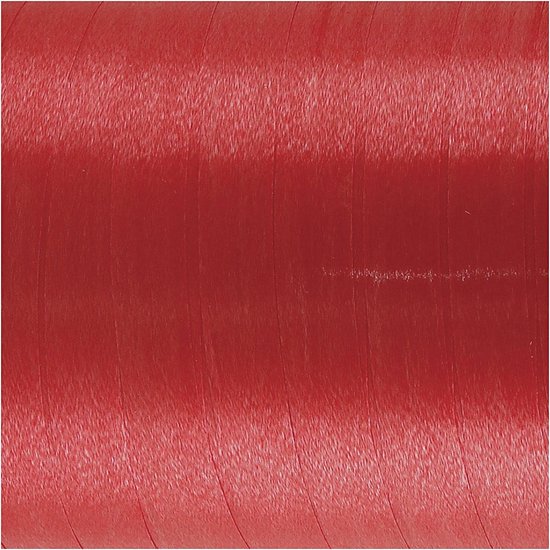 Cadeaulint, B: 10 mm, glossy, rood, 250 m/ 1 rol