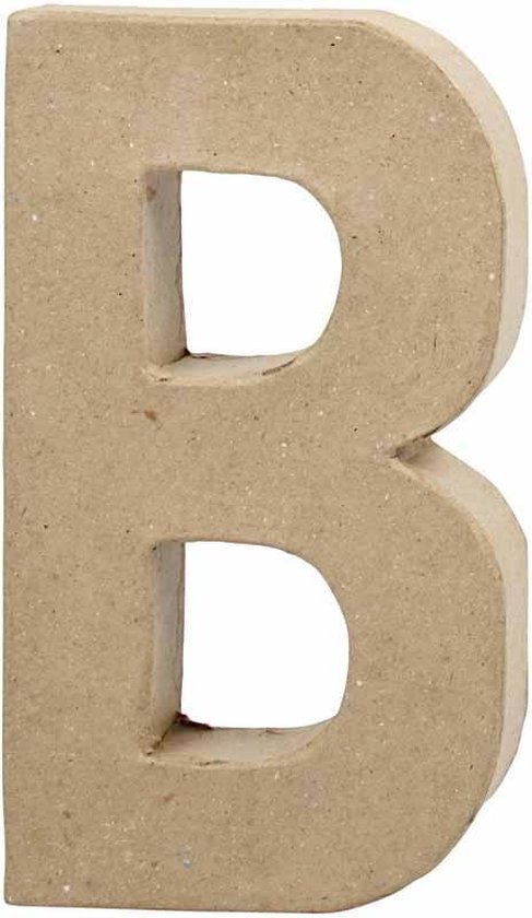 Letter, B, H: 20,5 cm, B: 11,5 cm, dikte 2,5 cm, 1 stuk