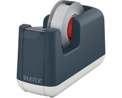 Leitz Cosy Plakbandhouder - Plakband Dispenser Inclusief Plakband - Ideaal voor Thuiskantoor/Thuiswerken - Fluweel Grijs