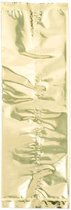 Plastiek Zakken Goud 10.2x30.5cm Gemetalliseerd en Sealbaar (100 stuks)