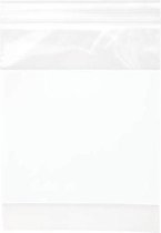 Gripzakken met Schrijfvlak 15x15cm PE 50 micron (100 stuks)
