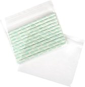 Plastic Zakken 19x13cm Transparant en Hersluitbaar (100 stuks) | Plastic zak