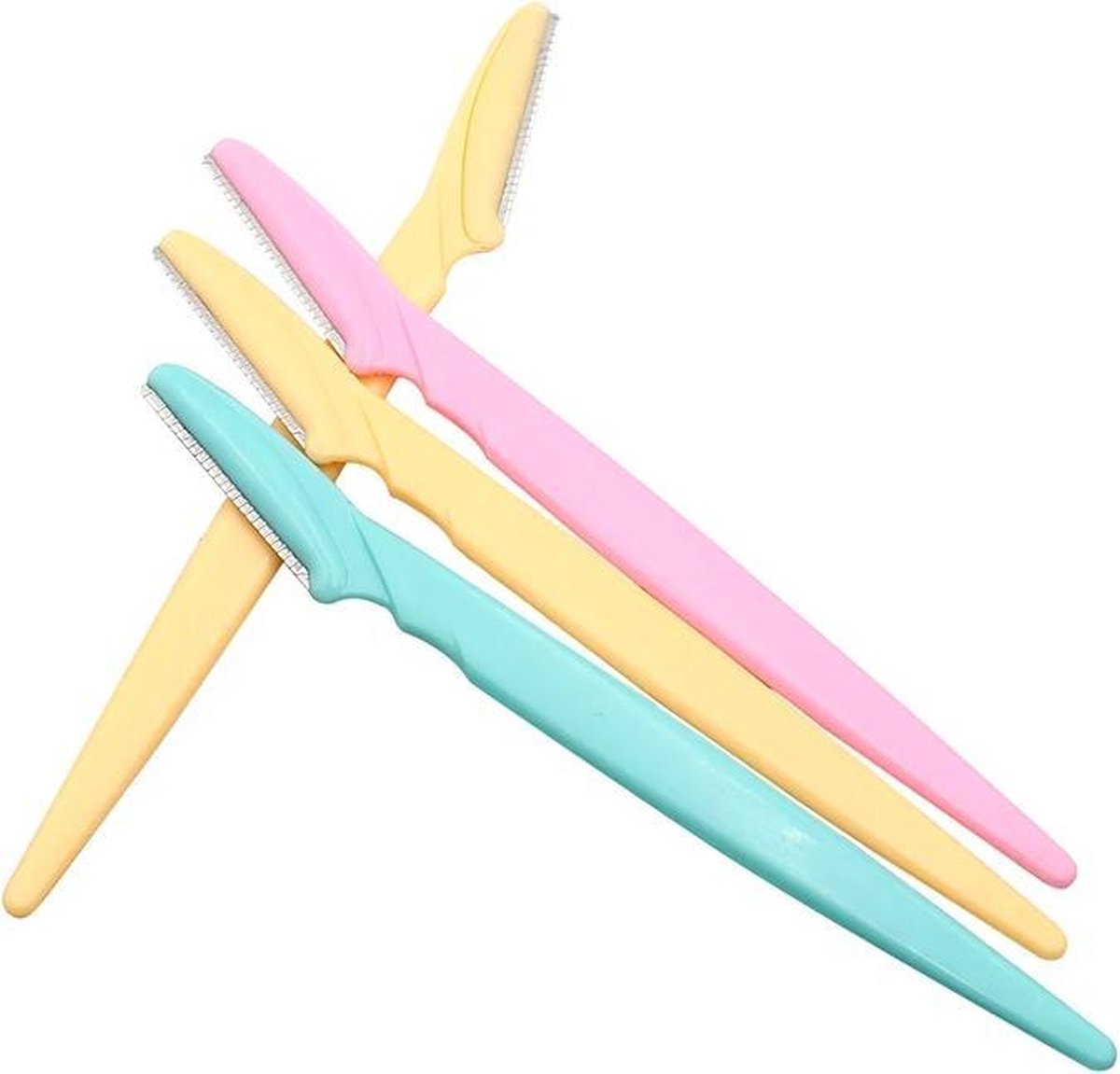Wenkbrauwen Scheermesjes Haar mesje Set 10 Stuks 14.5x3.8cm