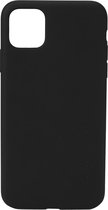 iPhone 12 Hoesje Zwart - iPhone 12 Case Siliconen Backcover Case - geschikt voor Apple iPhone 12 Case Back Cover
