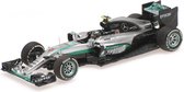 The 1:43 Diecast Modelcar of the Mercedes AMG Petronas F1 Team W06 Hybrid #6 Winner of the Chinese GP 2016. The driver was Nico Rosberg. This scalemodel is limited by 300pcs.The manufacturer is Minichamps.This model is only online available