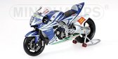 De 1:12 Diecast Modelbike van de Honda RC212V ,Team Gresini #33 van de MotoGP in 2007. De coureur was Marco Leandri. De fabrikant van het schaalmodel is Minichamps. Dit item is alleen online verkrijgbaar.