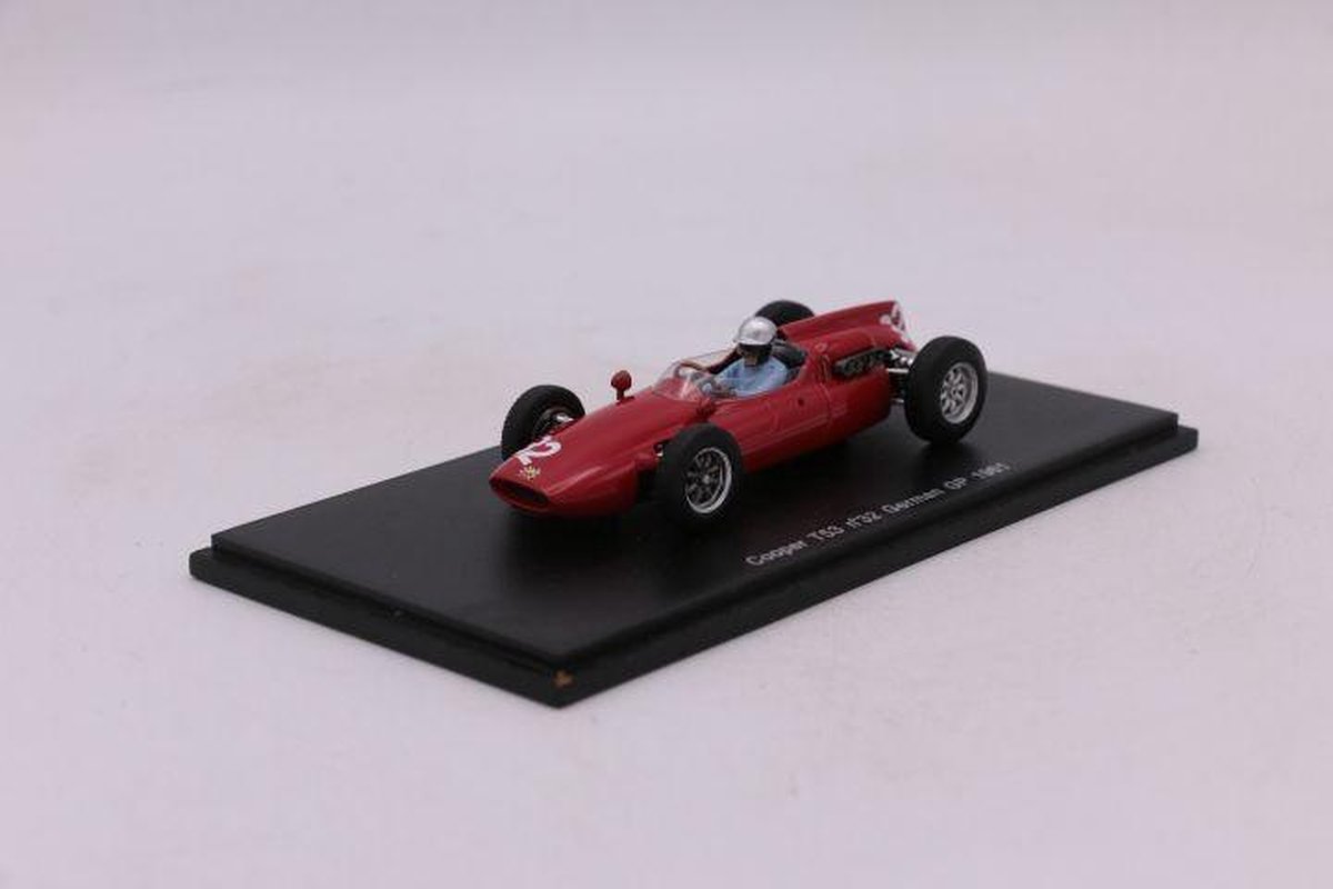1:43 Cooper T53 #32 Duitse GP 1961 Lorenzo Bandini Spark modelautos