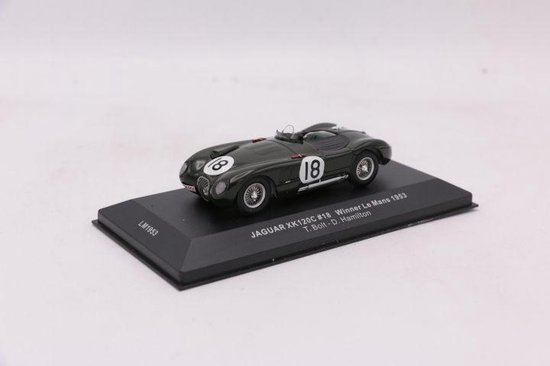 LM1953 - Ixo Jaguar C-Type 3.4L Team Jaguar Cars Ltd #18 Winner 24H Le Mans 1953 T.Rolt D