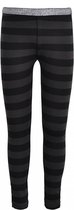 Lovestation meisjes legging Grey Black stripe