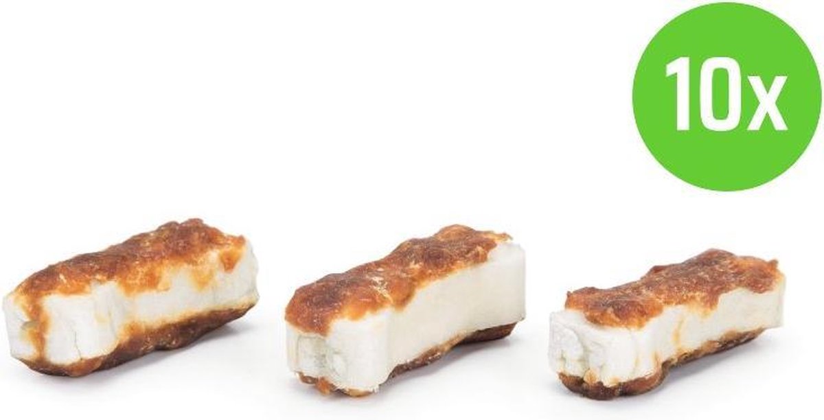 Beeztees Kauwbotjes Met Kip 12 Stuks - hondensnack - 10 verpakkingen
