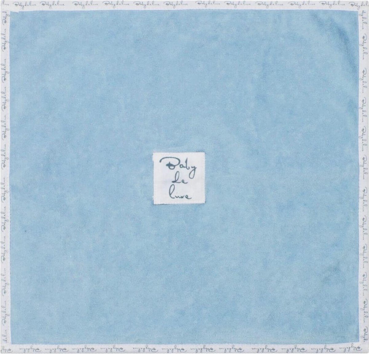 Baby de Luxe Spuugdoek licht blauw 1 maat Baby de Luxe Spuugdoek licht blauw 1 maat