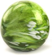 Urn / Mini Urn - Urn Bol Marble groen 0,5L - Urn voor as - Urn Hond - Urn Kat - Urn Glasobject - Urn Kunst - As-Gedenkstuk - Glasurn